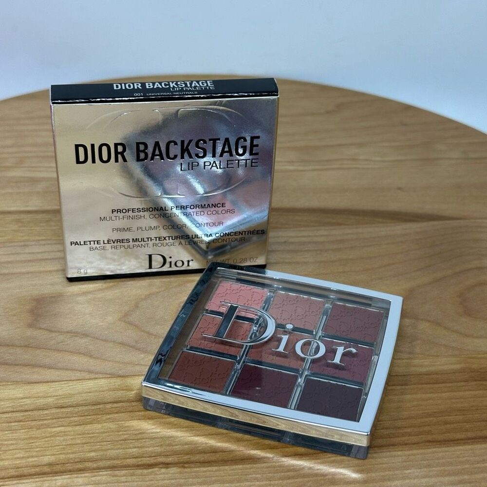Dior Backstage Lip Palette in 001 Universal Neutrals - Matte, Glossy Satin NEW